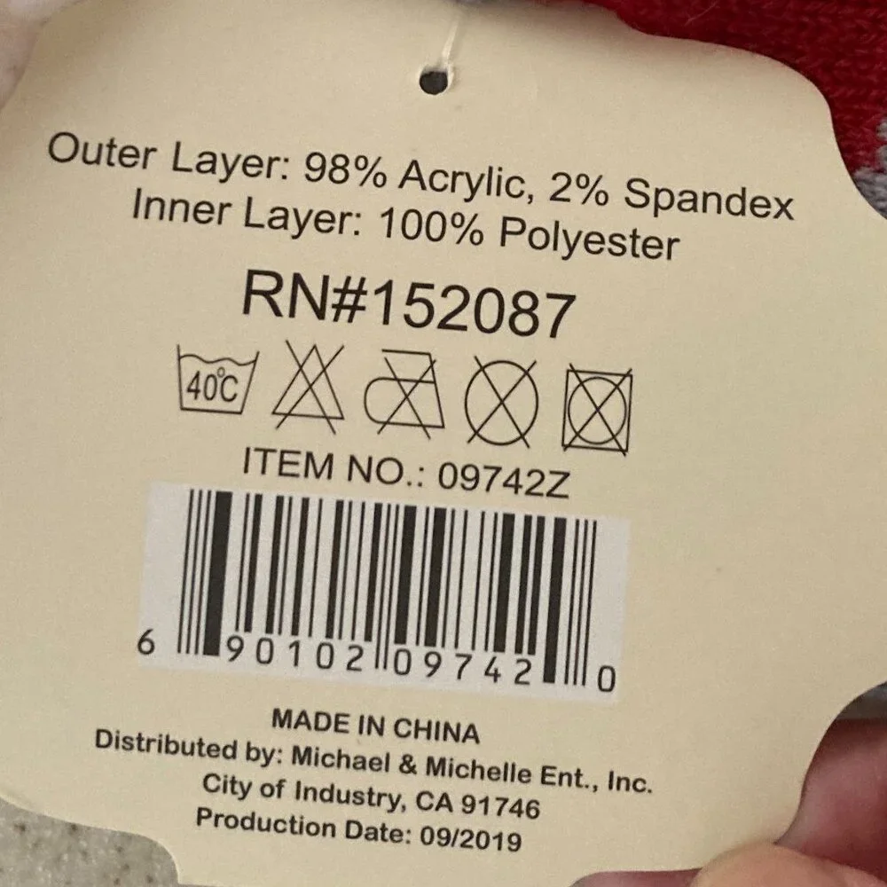 Cat Lady Socks - Sherpa Lined Adult Socks NWT